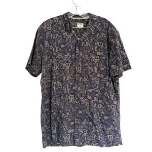 Jack O’Neill Hawaiian Tropical Short‎ Sleeve Button Down Shirt Men’s XL